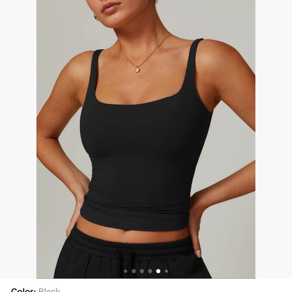 Black Sleeveless Tank Top-Tik Tok sold out online